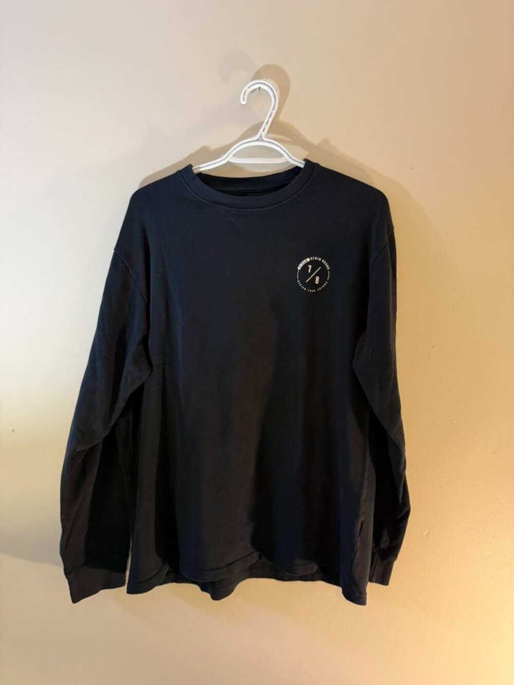 Albam Utility Long Sleeve Graphic Tee – Black – Size Large
